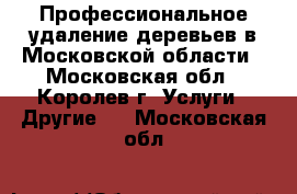Профессиональное удаление деревьев в Московской области - Московская обл., Королев г. Услуги » Другие   . Московская обл.